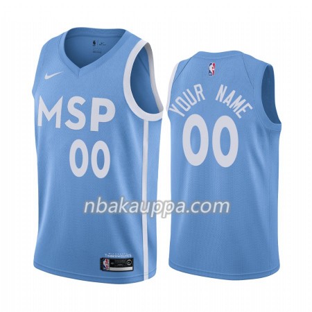 Minnesota Timberwolves Custom Nike 2019-2020 City Edition Pelipaidat Swingman - Miesten